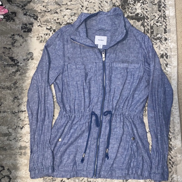 Old Navy Jackets & Blazers - old navy chambray jacket